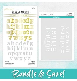 Spellbinders Glimmer Alphabet Bundle - Sealed for Summer Collection