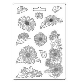 Stamperia SUNFLOWER  Sunflower Art-SOFT MAXI MOULD