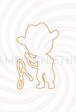Stamp Anniething Nick - You Lasso's my Heart Outline Die