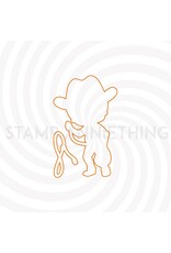 Stamp Anniething Nick - You Lasso's my Heart Outline Die
