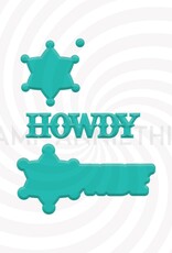 Stamp Anniething Howdy Word Die