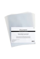 Spellbinders Glimmer Specialty Clear Film Sheets 8 1/2 x 11 - 10 pack