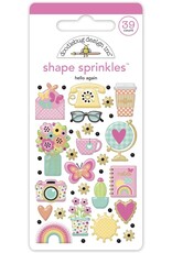 Doodlebug Design Hello Again - Shape Sprinkles