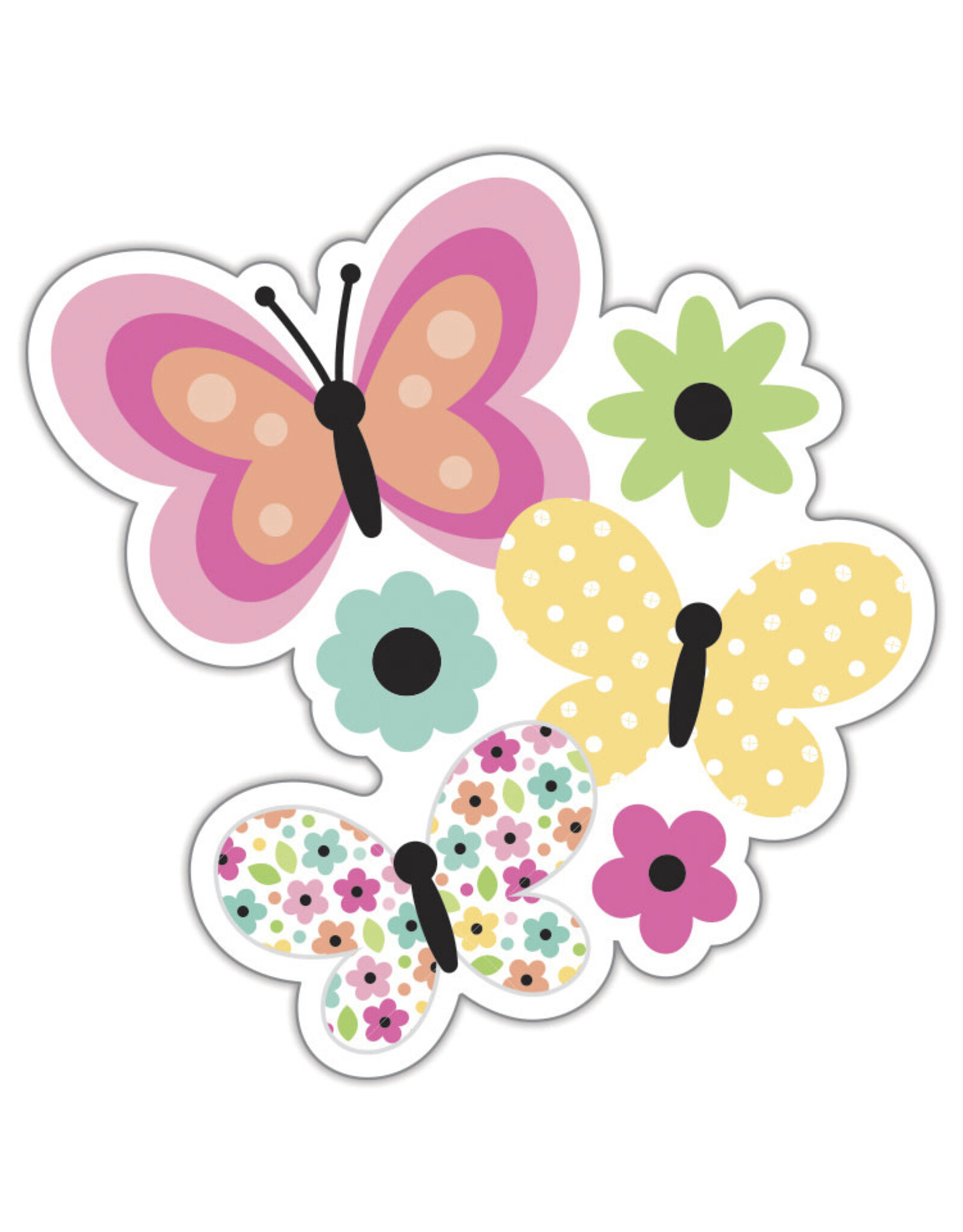 Doodlebug Design Sticker Doodle -  Flutterby