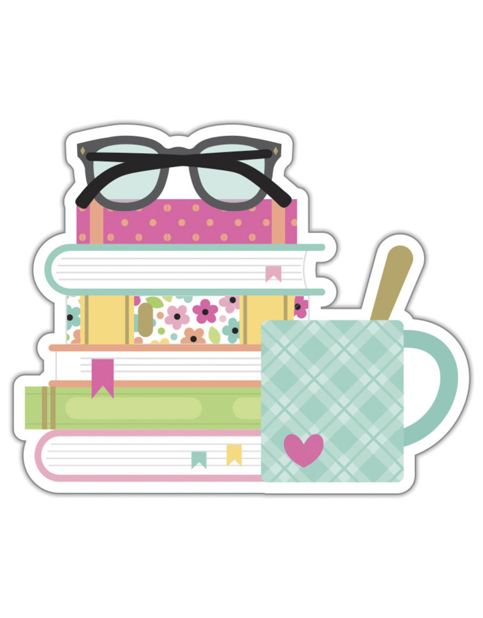 Doodlebug Design Sticker Doodle - Bookworm