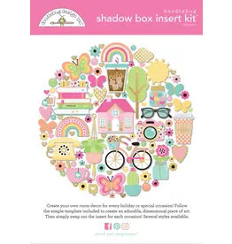 Doodlebug Design Shadow Box Kit - Hello Again