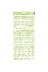 Doodlebug Design Alphabet Soup Puffy Stickers - Limeade