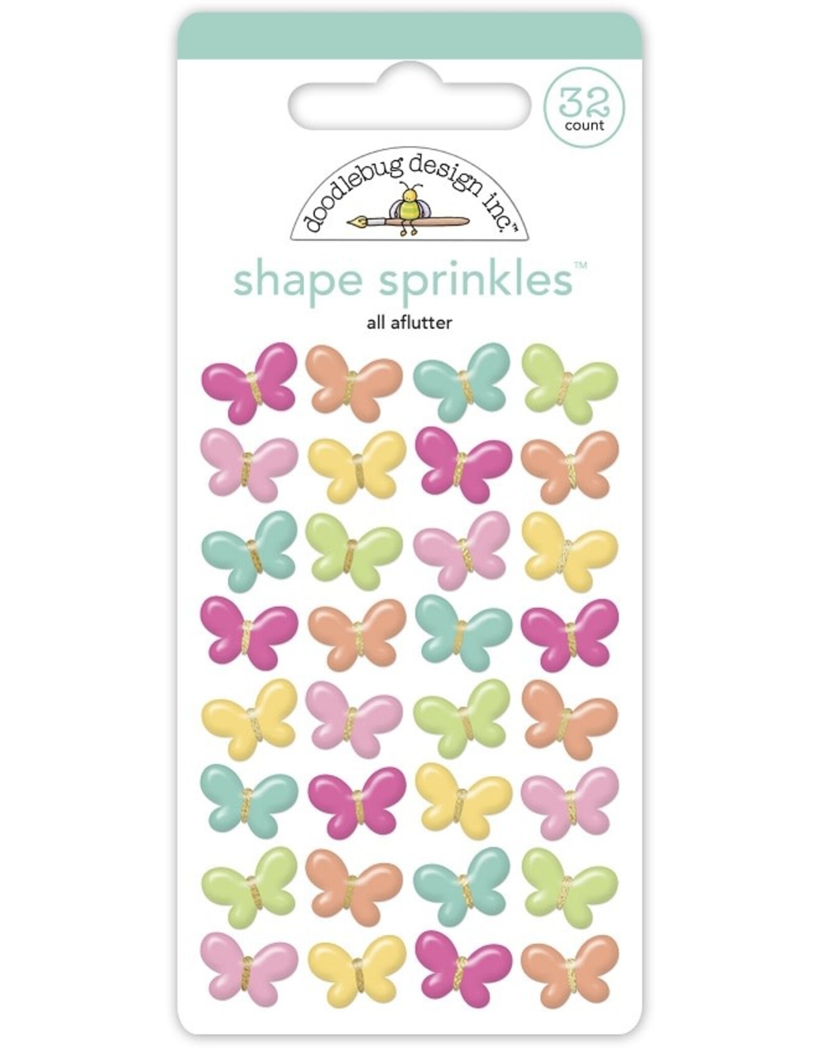 Doodlebug Design Sprinkles - All Aflutter