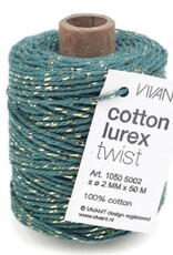 Spellbinders Vivant Lurex Blue Cotton Cord