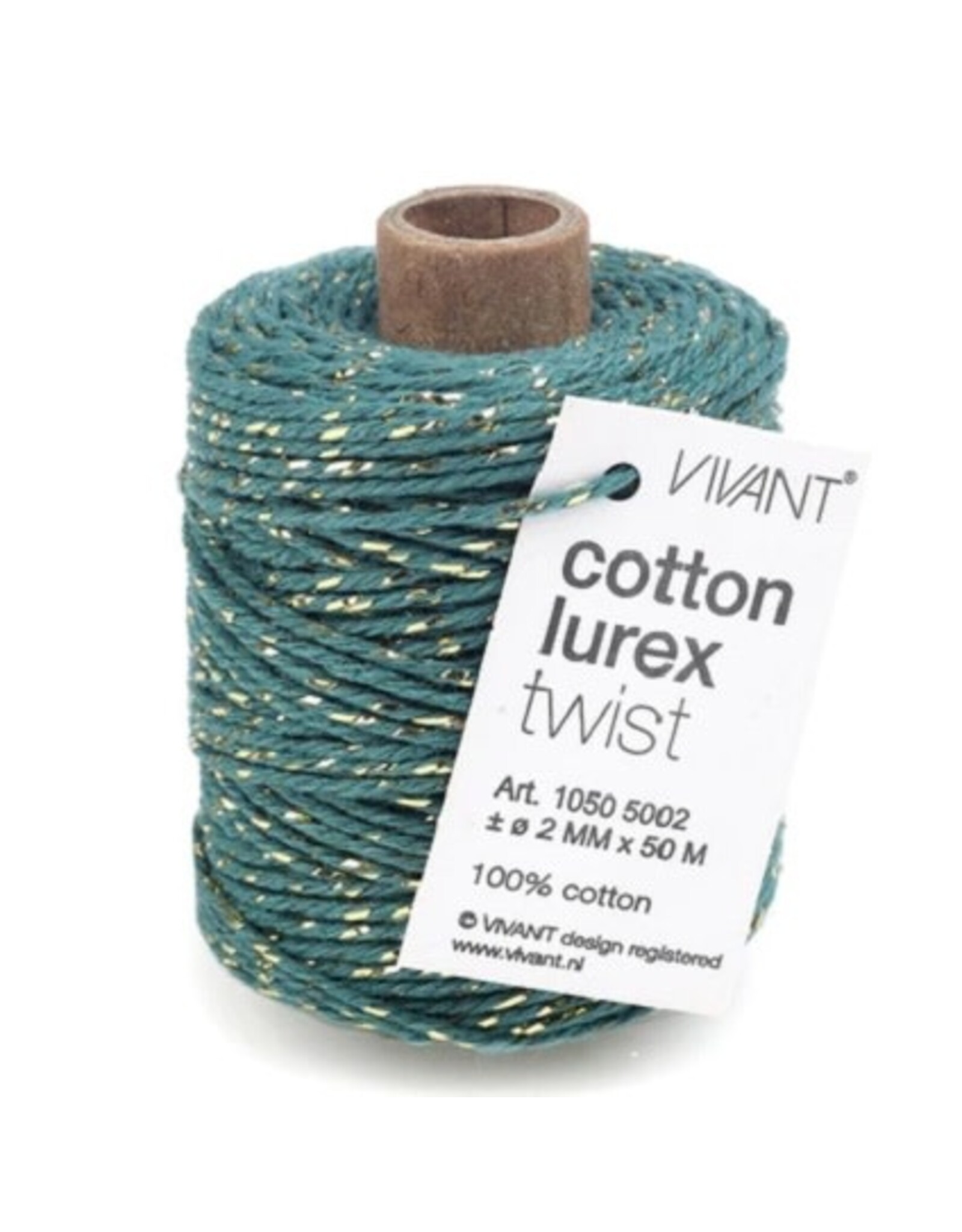 Spellbinders Vivant Lurex Blue Cotton Cord