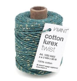Spellbinders Vivant Lurex Blue Cotton Cord