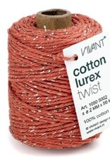 Spellbinders Vivant Lurex Rust Cotton Cord