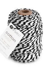 Spellbinders Vivant Lurex Black & White Cotton Cord