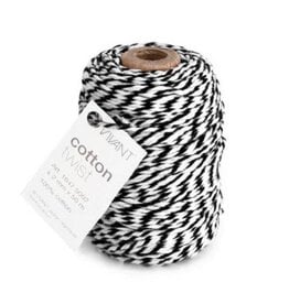 Spellbinders Vivant - Lurex Black and White - Cotton Cord