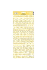 Doodlebug Design Alphabet Soup Puffy Stickers - Bumblebee