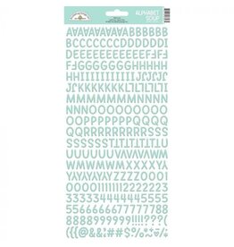 Doodlebug Design Alphabet Soup Puffy Stickers -  Mint