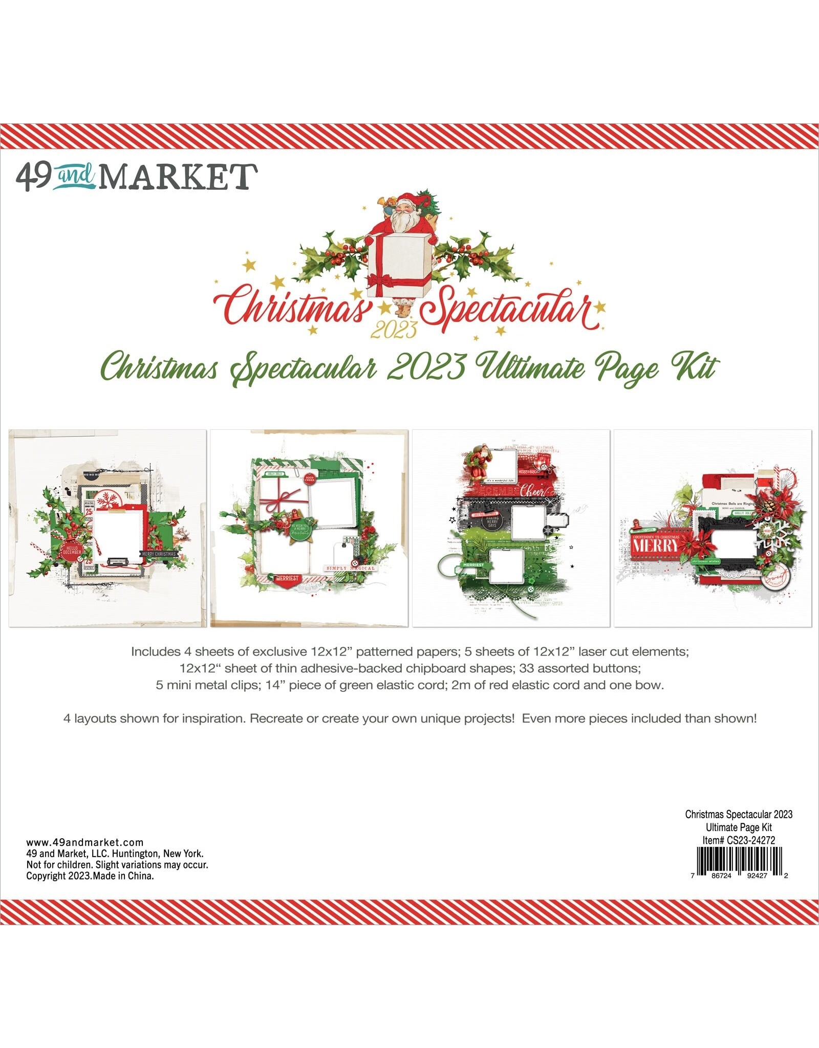 49 AND MARKET Christmas Spectacular 2023 - Ultimate Page Kit