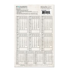49 AND MARKET Date Essentials 01 Rub ons 6x8 2pcs