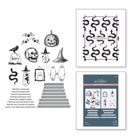 Spellbinders BetterPress Halloween Collection - Halloween Icons Press Plate & Die Set