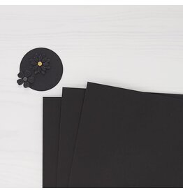 Spellbinders Color Essentials Cardstock 8.5 x 11” - 10 Pack - Onyx