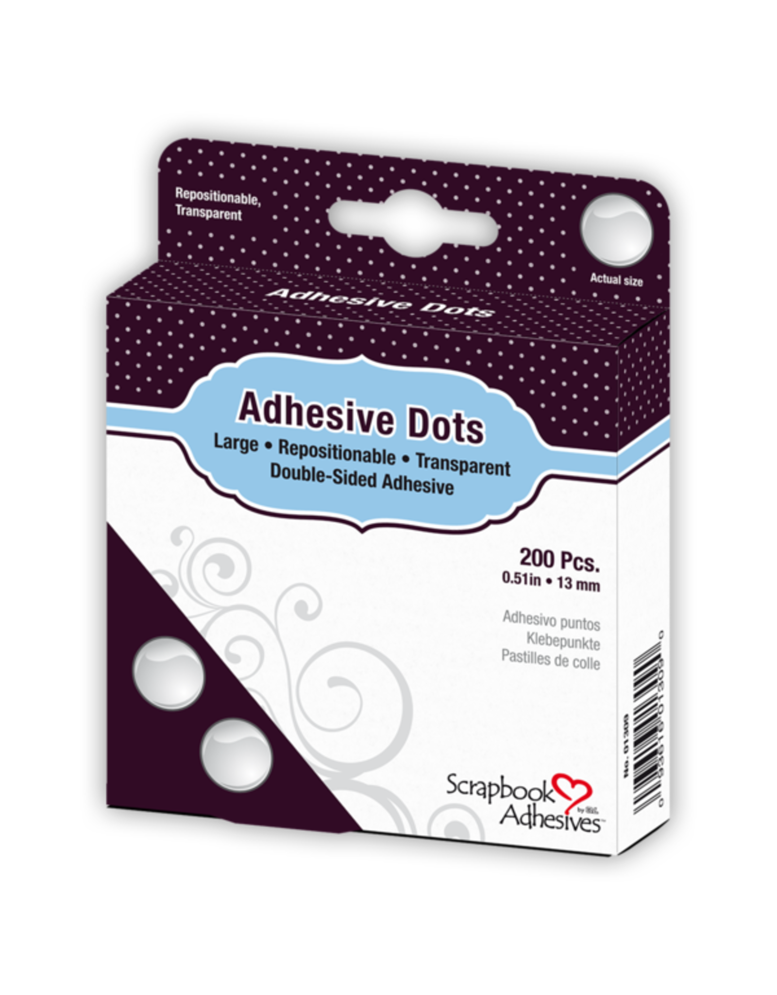 Scrapbook Adhesives Adhesive Dots Large (0.51)