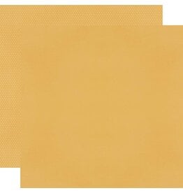 Simple Stories Color Vibe 12X12 Textured Cardstock - Mustard