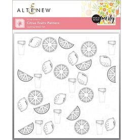 ALTENEW Citrus Fruits Pattern Layring Stencil Set 4in 1