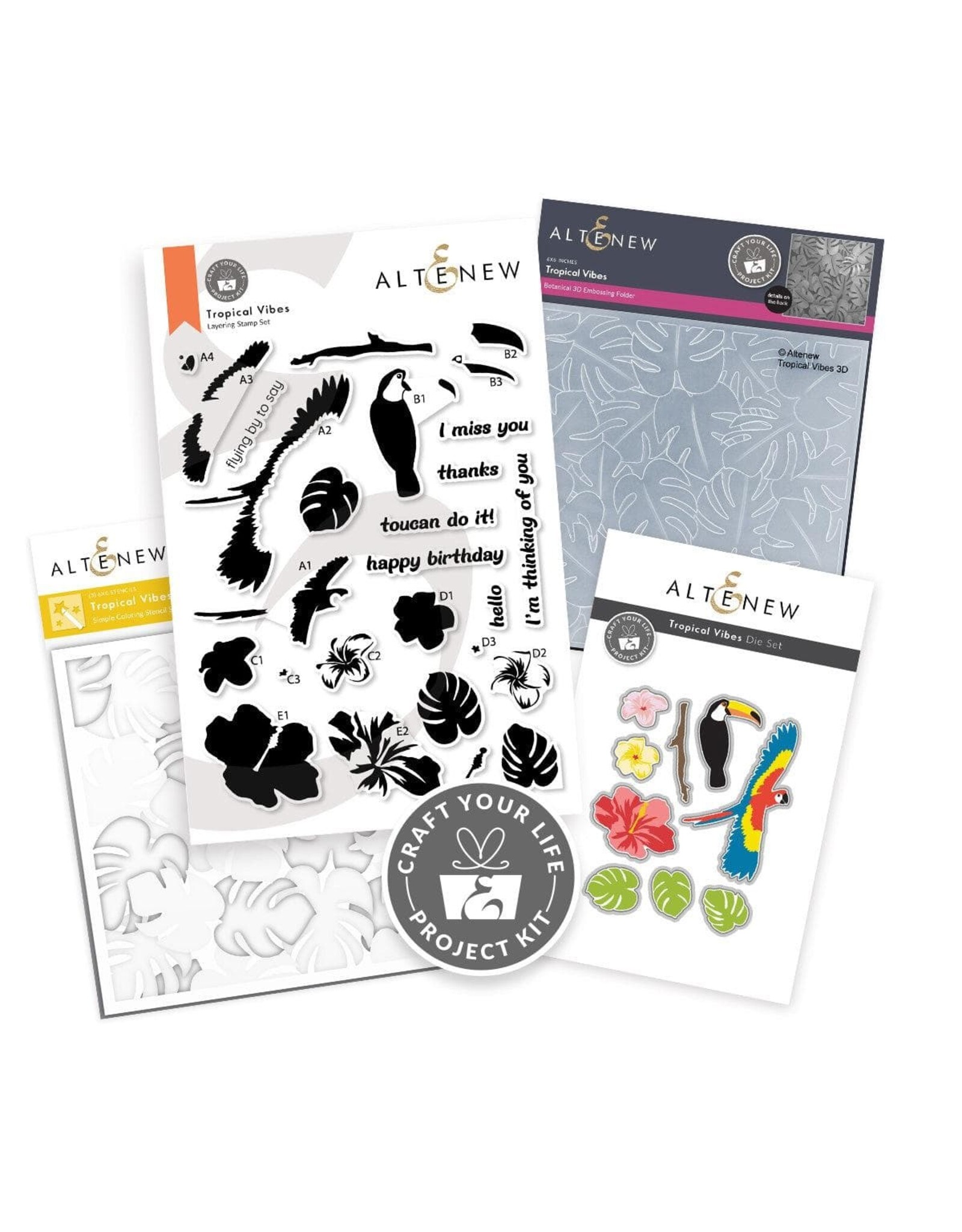 ALTENEW Craft Your Life Project Kit: Tropical Vibes