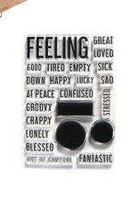 Elizabeth Craft Designs Planner Essentials Feelings Stamps