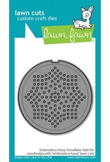 Lawn Fawn Embroidery Hoop Snowflake Add-on - Lawn Cuts