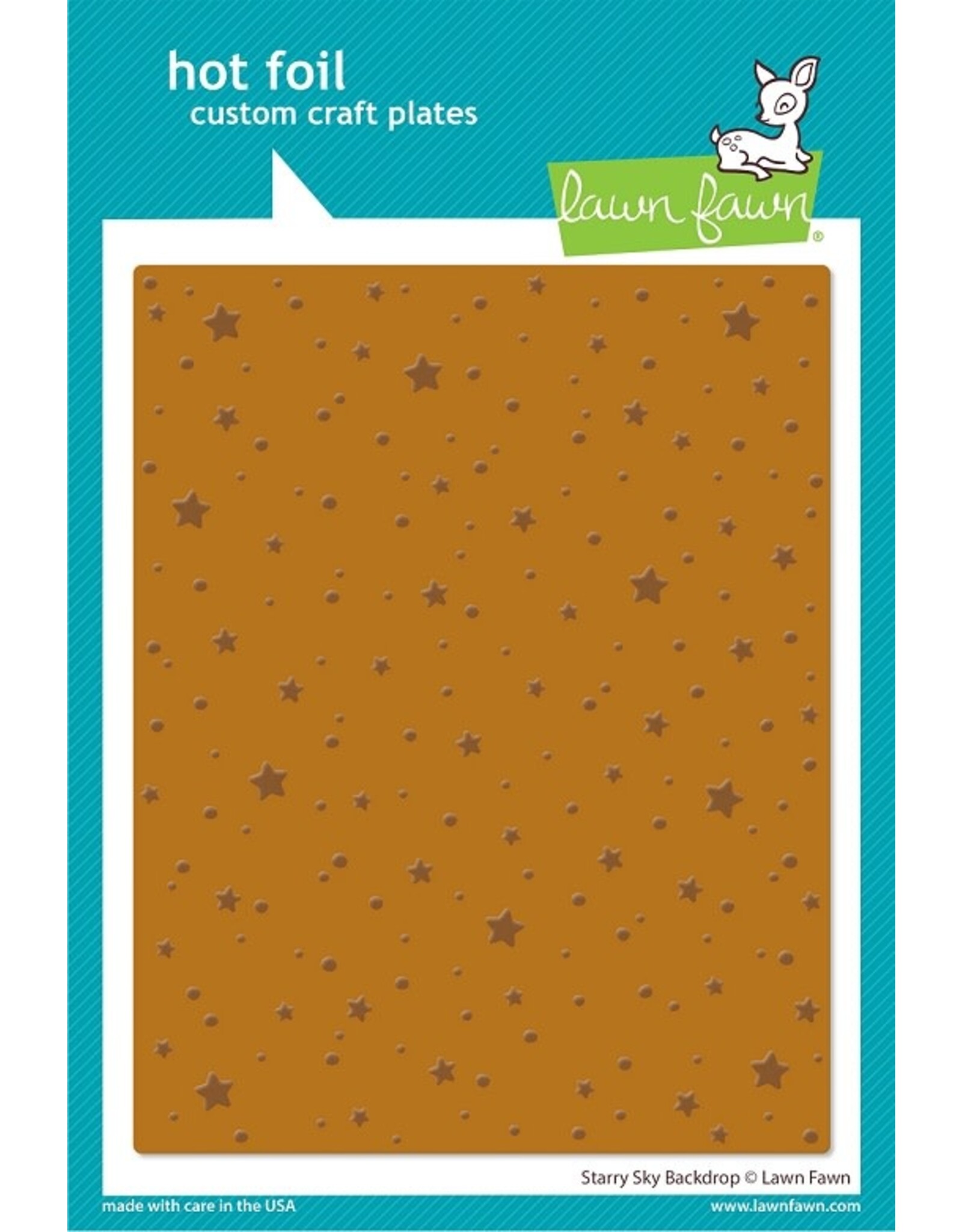 Lawn Fawn Starry Sky Background - Hot Foil Plate