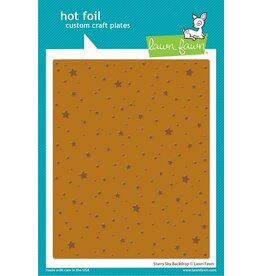 Lawn Fawn Starry Sky Background - Hot Foil Plate