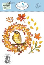 Elizabeth Craft Designs Fall Wreath & Owl Dies