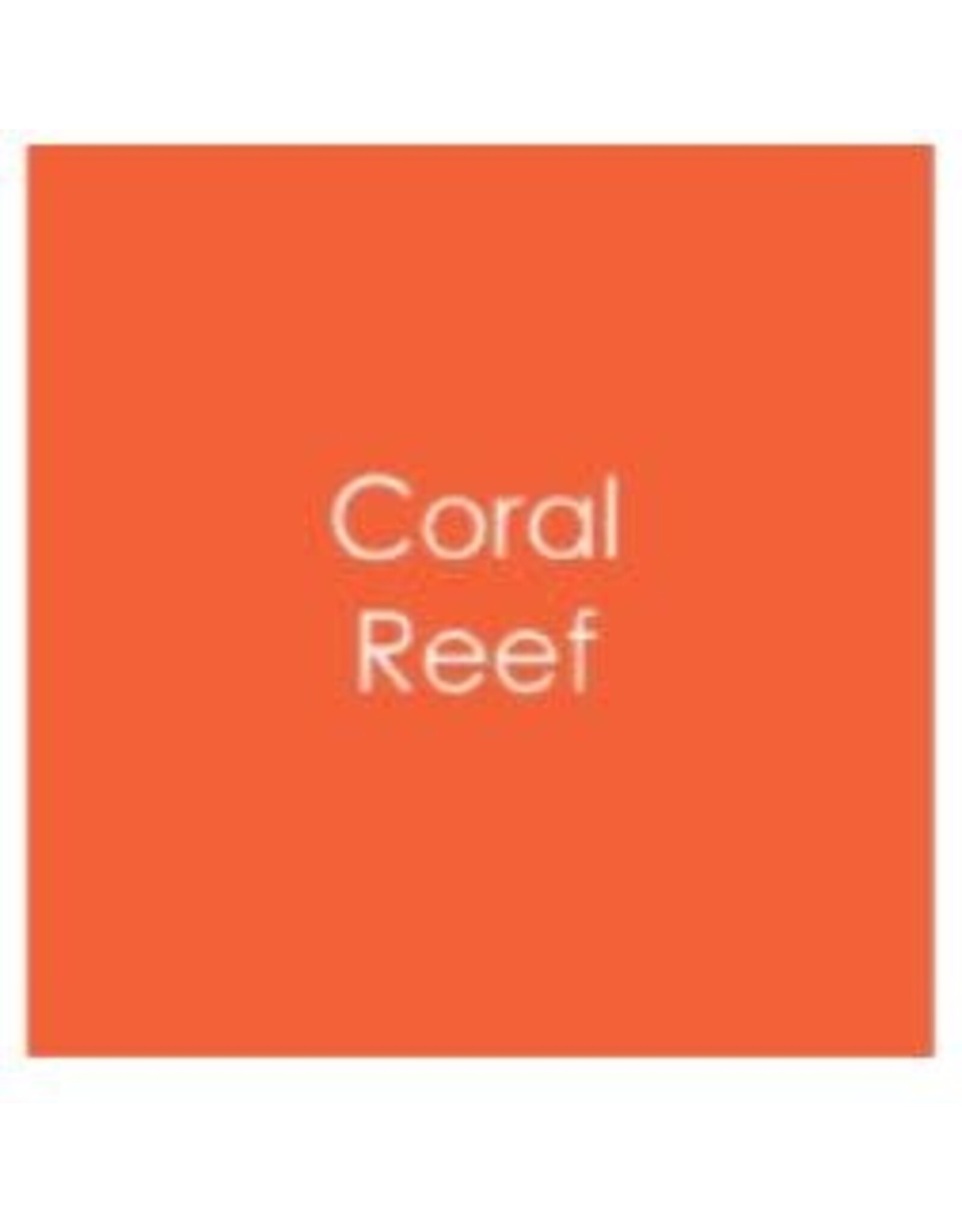 Gina K. Designs Gina K Cardstock 8.5 x 11 - Heavy Weight - 10 sheets  - Coral Reef