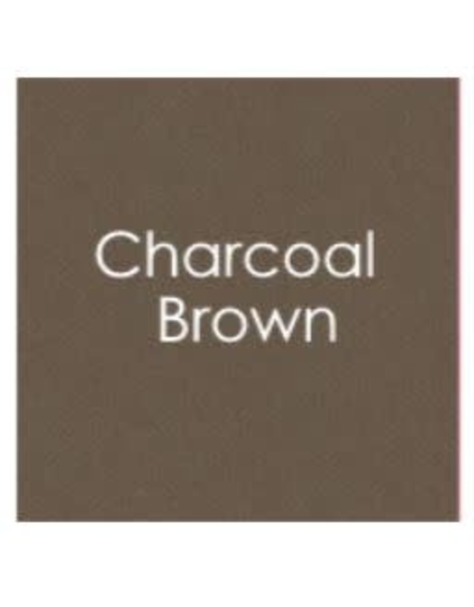 Gina K. Designs CARD STOCK 8.5 X 11- Charcoal Brown- Heavy Weight