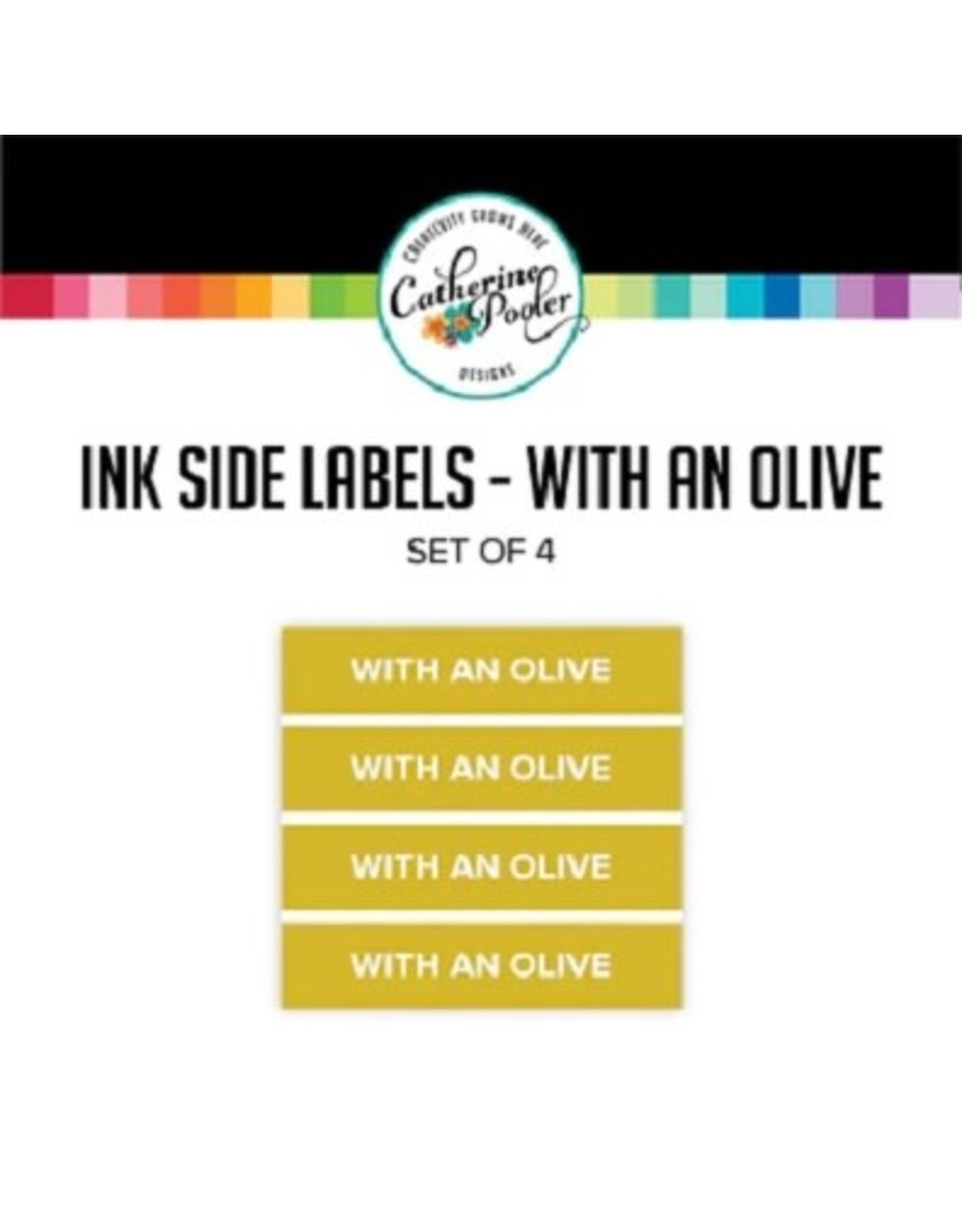Catherine Pooler Designs With An Olive Ink Pad Side Labels