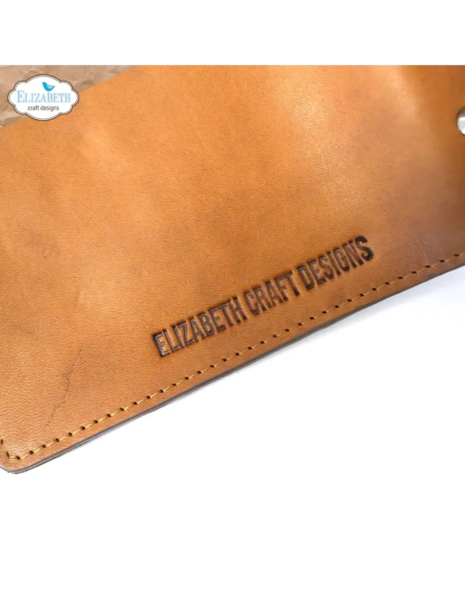 Elizabeth Craft Designs Planner Handmade Italian Leather -TAN