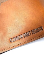Elizabeth Craft Designs Sidekick Planner Handmade Italian Leather TAN