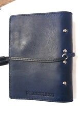 Elizabeth Craft Designs Sidekick Planner Handmade Italian Leather- BLUE