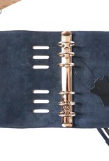 Elizabeth Craft Designs Sidekick Planner Handmade Italian Leather- BLUE