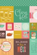 Simple Stories What's Cookin'? - 2x2/4x4 Elements 12x12 Patterned Paper