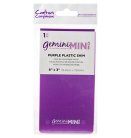 Crafter's Companion 6”X3” Purple Plastic Shim - Gemini Mini