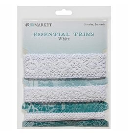 49 AND MARKET ESSENTIAL TRIM - WHITE