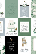 Echo Park Wedding Bells 3x4 Journalling Cards