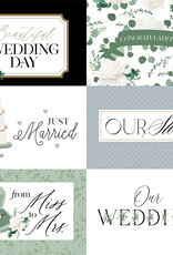 Echo Park Wedding Bells 6x4 Journaling Cards