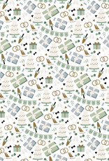 Echo Park Wedding Bells Sentimental Symbols