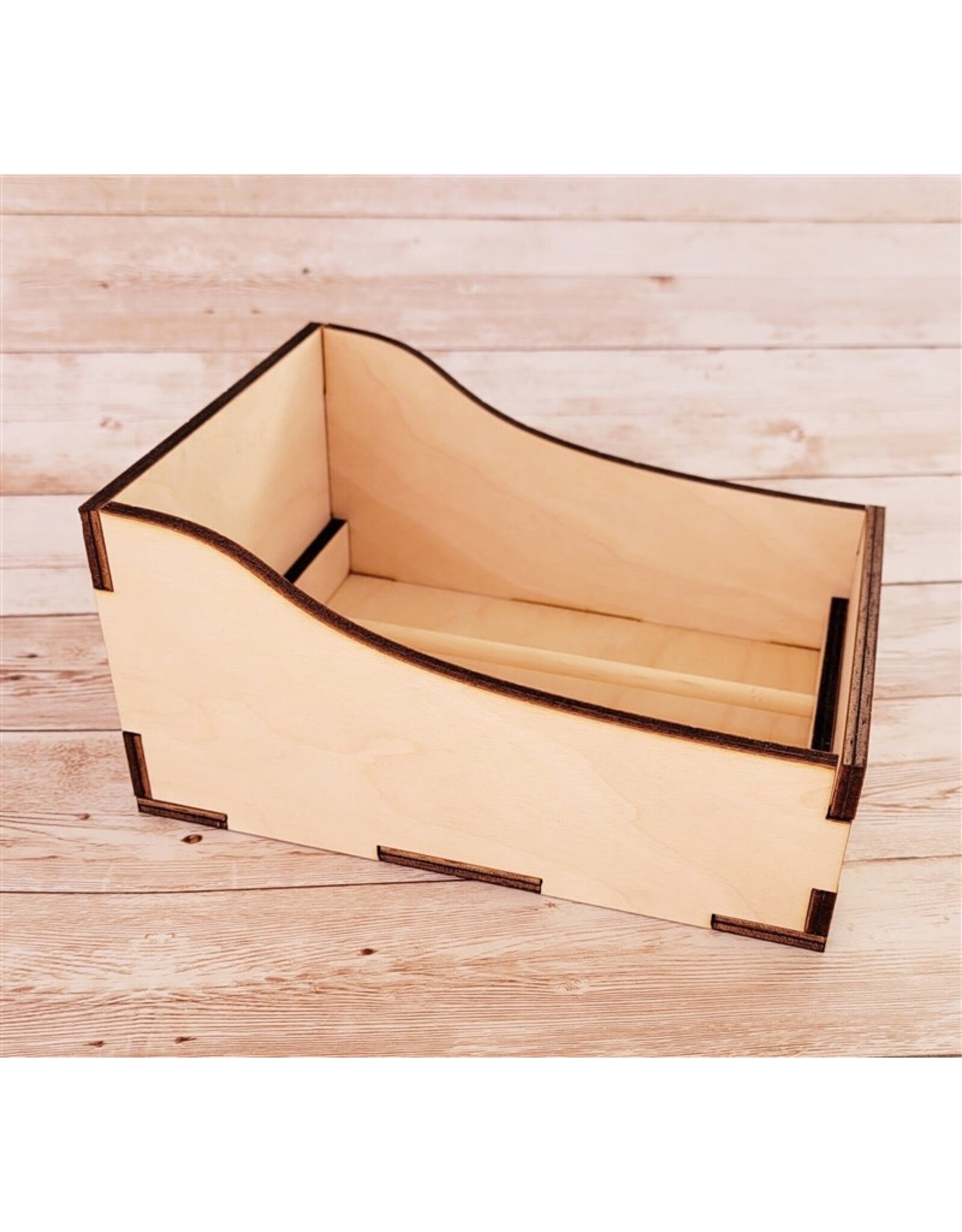 Clear Scraps High - Back DIY wood box 4.75x6.0