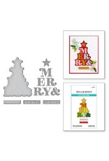 Spellbinders Merry & Bright Collection - Merry & Bright Etched Dies