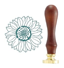 Spellbinders Serenade of Autumn Collection - Sunflower Wax Seal Stamp