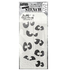 Tim Holtz - Stampers Anonymous LAYERED STENCIL - PEEKABOO